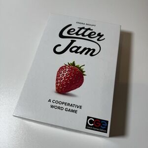 Letter Jam Board Game Cooperative Deduction‎ Family Party Word Game Complete